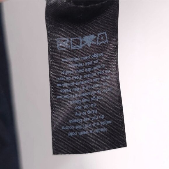 rag & bone USA MADE Back Zip Pants Jeans High Rise Semi Flare Dark Blue Size 8 - Picture 8 of 9